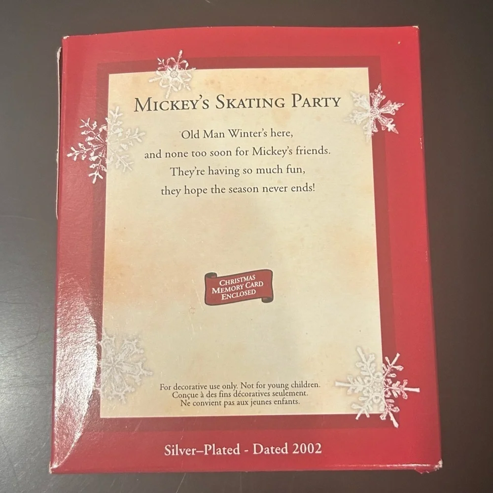 Hallmark Keepsake Ornament - Mickey's Skating Party - Mickey and Friends